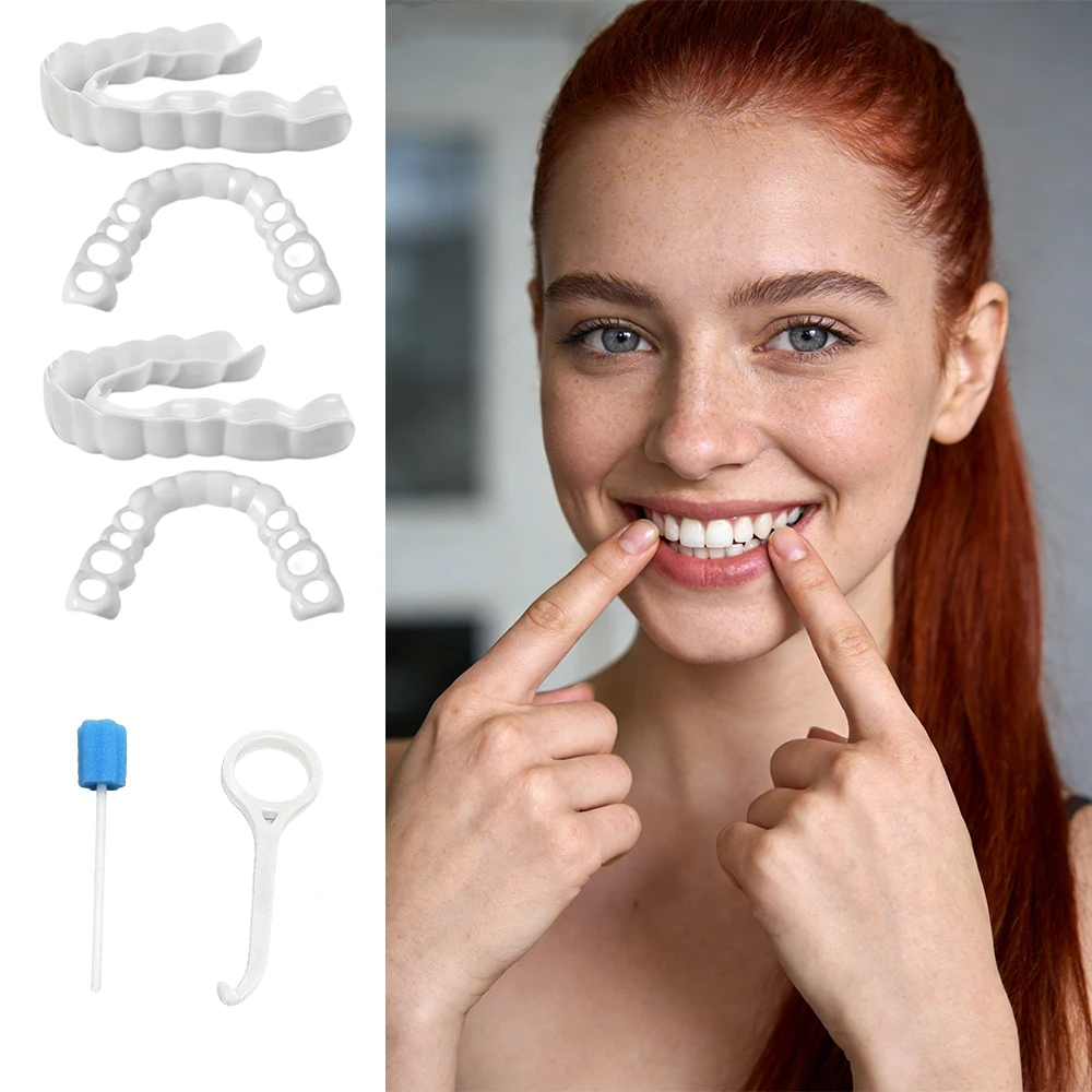 New Long Lasting Comfort Teeth Veneers Reusable Instant Smile Whitening Durable Material No Fatigue H2931
New Long Lasting Comfort Teeth Veneers Reusable Instant Smile Whitening Durable Material No Fatigue H2931