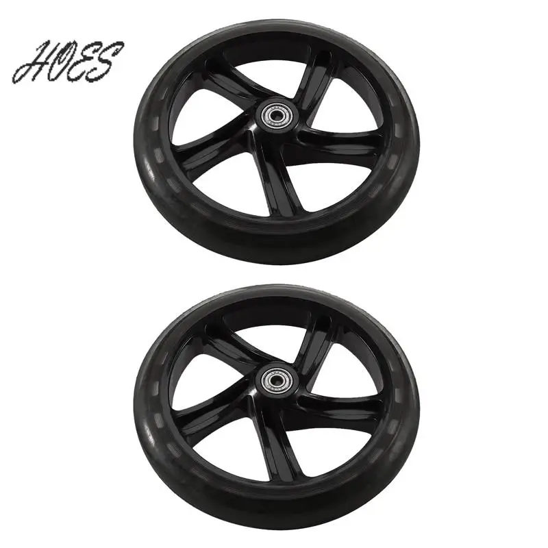 HOES-2 Pieces Scooter Wheel 200 Mm PU Material Wheel Thickness 30 Mm ABEC-7 Bearing Scooter Accessories
HOES-2 Pieces Scooter Wheel 200 Mm PU Material Wheel Thickness 30 Mm ABEC-7 Bearing Scooter Accessories