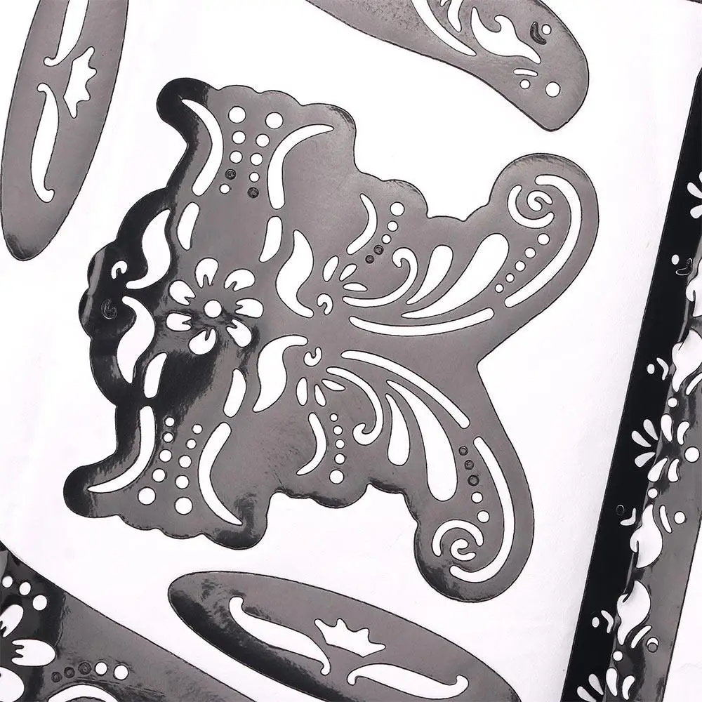 Reusable Unisex Temporary DIY Tools India Henna Template Hand Body Art Stickers Tattoo Stencils
Reusable Unisex Temporary DIY Tools India Henna Template Hand Body Art Stickers Tattoo Stencils
