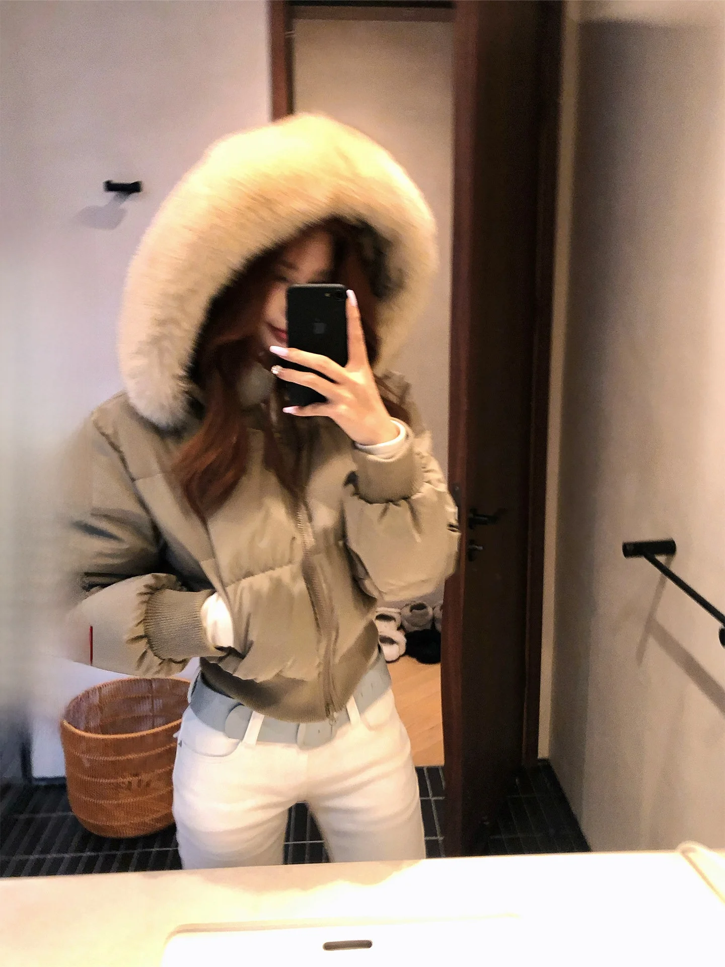 Retro Fur Collar down Jaet Women's Autumn Winter Thiened Zipper Cotton Coat Du down Hooded Coat Versatile Casual Sle
Retro Fur Collar down Jaet Women's Autumn Winter Thiened Zipper Cotton Coat Du down Hooded Coat Versatile Casual Sle