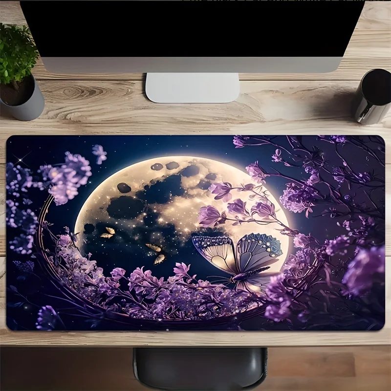 Extra-Large Floral Full Moon Gaming Mouse Pad - Thick, non-slip, washable rubber desk mat with precise edge locking, desk mat
Extra-Large Floral Full Moon Gaming Mouse Pad - Thick, non-slip, washable rubber desk mat with precise edge locking, desk mat