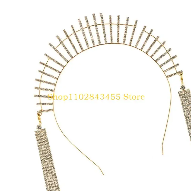 49MC Elegant Long Fringe Hairband Baroque Headband for Girls Model Show Performances Wedding Party Jewelry
49MC Elegant Long Fringe Hairband Baroque Headband for Girls Model Show Performances Wedding Party Jewelry