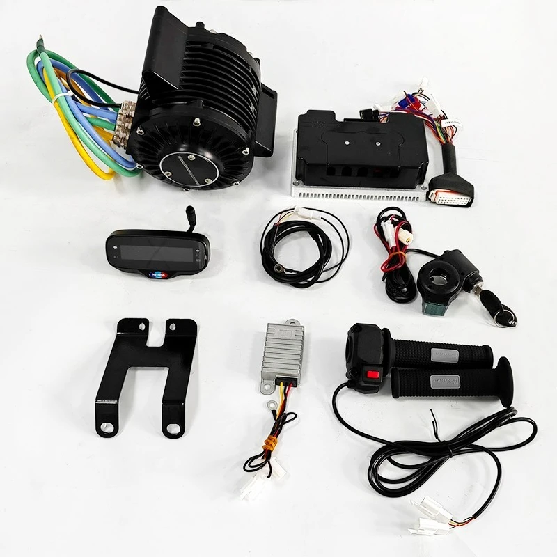 72V 10KW mid-drive e-bike motor kit with 72660 controller, throttle, and display version
72V 10KW mid-drive e-bike motor kit with 72660 controller, throttle, and display version