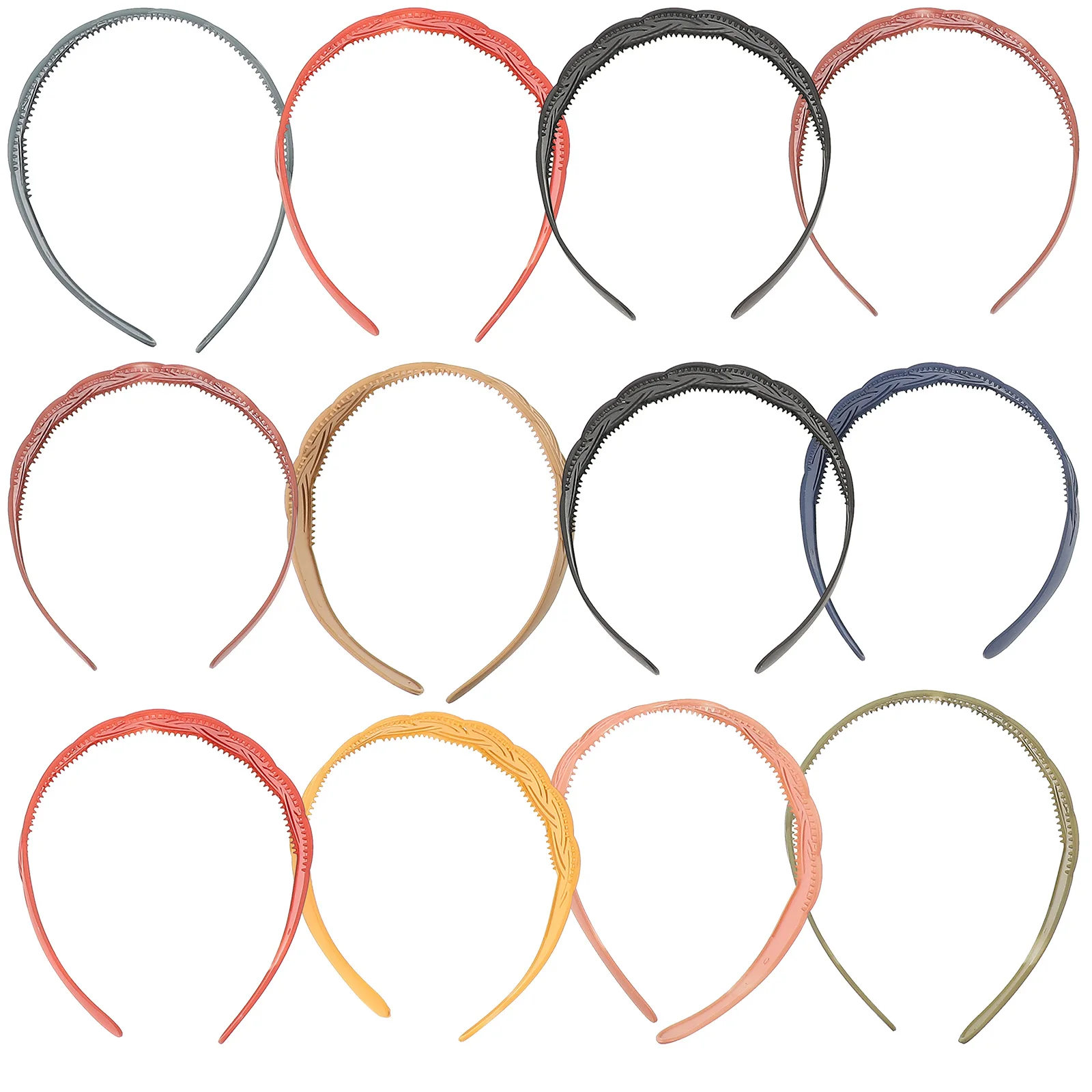 12pcs Women's Headbands with Teeth Anti-Slip Elastic for Beach Wedding Prom Homecoming Garden Reception Elegant Lightweight
12pcs Women's Headbands with Teeth Anti-Slip Elastic for Beach Wedding Prom Homecoming Garden Reception Elegant Lightweight