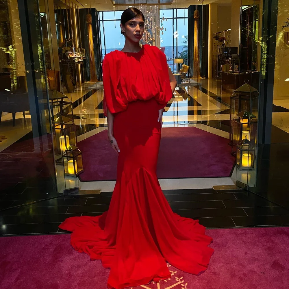 Epoch Simple Chiffon Evening Dress Mermaid Elegant Sleeveless Custom Made فساتين سهرة Sexy Red Formal Prom Gown Women 2024
Epoch Simple Chiffon Evening Dress Mermaid Elegant Sleeveless Custom Made فساتين سهرة Sexy Red Formal Prom Gown Women 2024