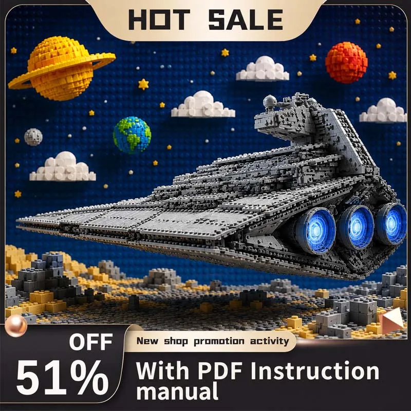 New 11353PCS Famous Star Battle Movie series Moc Heavy Destroyer Model Diy Creative Ideas Toys Birthday Gifts building blockss
New 11353PCS Famous Star Battle Movie series Moc Heavy Destroyer Model Diy Creative Ideas Toys Birthday Gifts building blockss