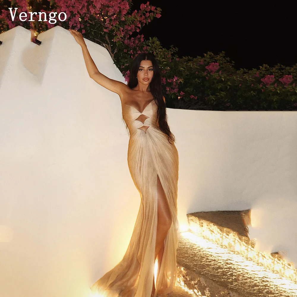 Verngo Brown Evening Dress Elegant Sweetheart Mermaid Prom Dress Flowing Hand-pleated Silk Prom Party Dress Customized
Verngo Brown Evening Dress Elegant Sweetheart Mermaid Prom Dress Flowing Hand-pleated Silk Prom Party Dress Customized