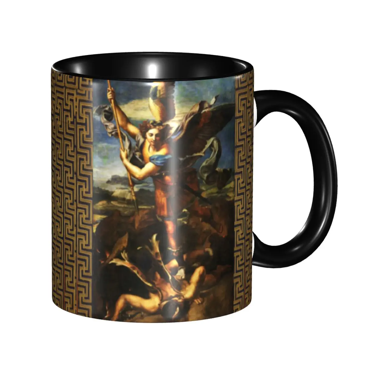 St Michael Archangel Vanquishing Coffee Mug DIY Personalized Ceramic Milk Tea Mug
St Michael Archangel Vanquishing Coffee Mug DIY Personalized Ceramic Milk Tea Mug