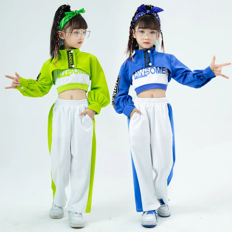 Hip Hop Girls White Cargo Pants Crop Top Child Streetwear Cheerleader Solid Joggers Kids Jazz Street Dance Stage Clothes Sets
Hip Hop Girls White Cargo Pants Crop Top Child Streetwear Cheerleader Solid Joggers Kids Jazz Street Dance Stage Clothes Sets