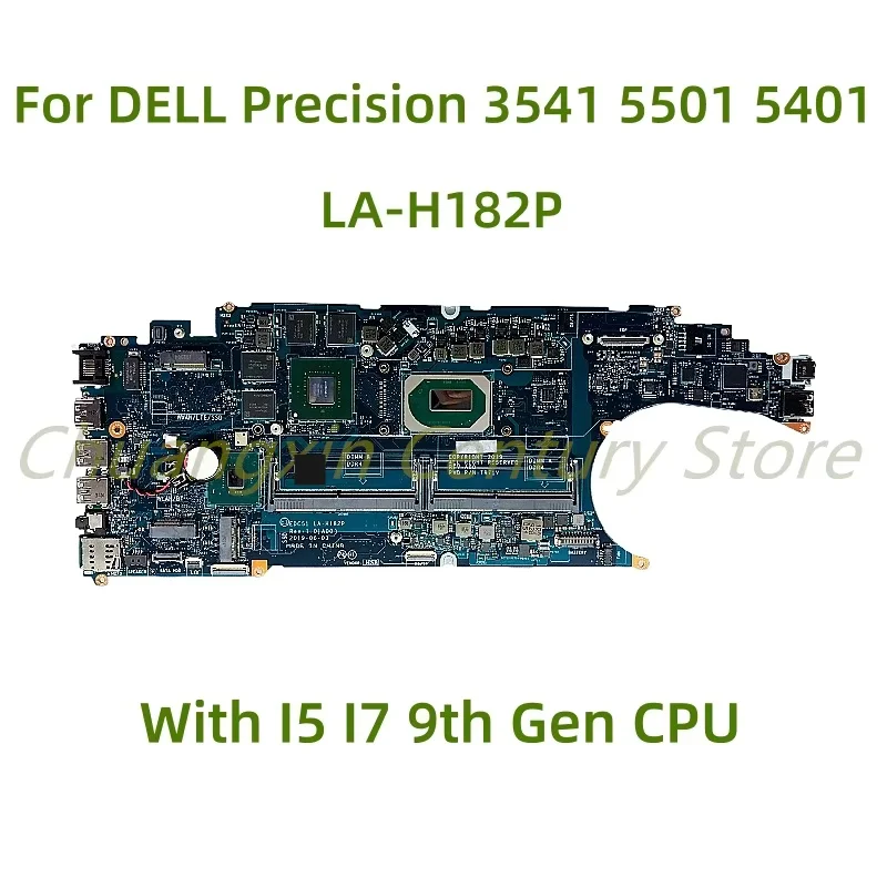 Подходит для материнской платы ноутбука DELL Precision 3541 5501 5401 EDC51 LA-H182P с процессором I5 I7 9-го поколения, графическим процессором: 2 ГБ, 100% тестирование
Подходит для материнской платы ноутбука DELL Precision 3541 5501 5401 EDC51 LA-H182P с процессором I5 I7 9-го поколения, графическим процессором: 2 ГБ, 100% тестирование