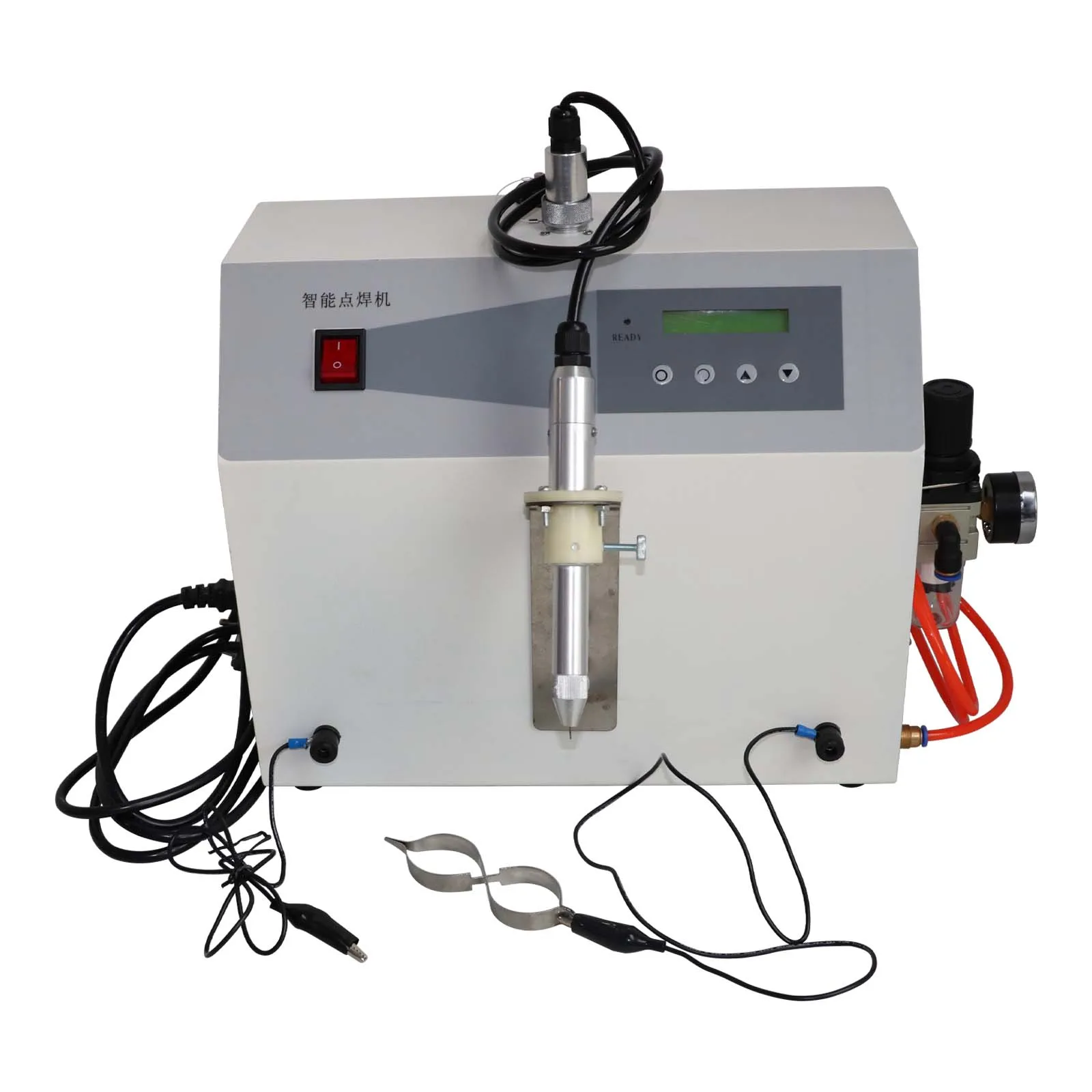 Factory Popular 150A Intelligent Spot Welder Permanent With Magnifying Glass For Jewelry Welding Tool Equipment
Factory Popular 150A Intelligent Spot Welder Permanent With Magnifying Glass For Jewelry Welding Tool Equipment