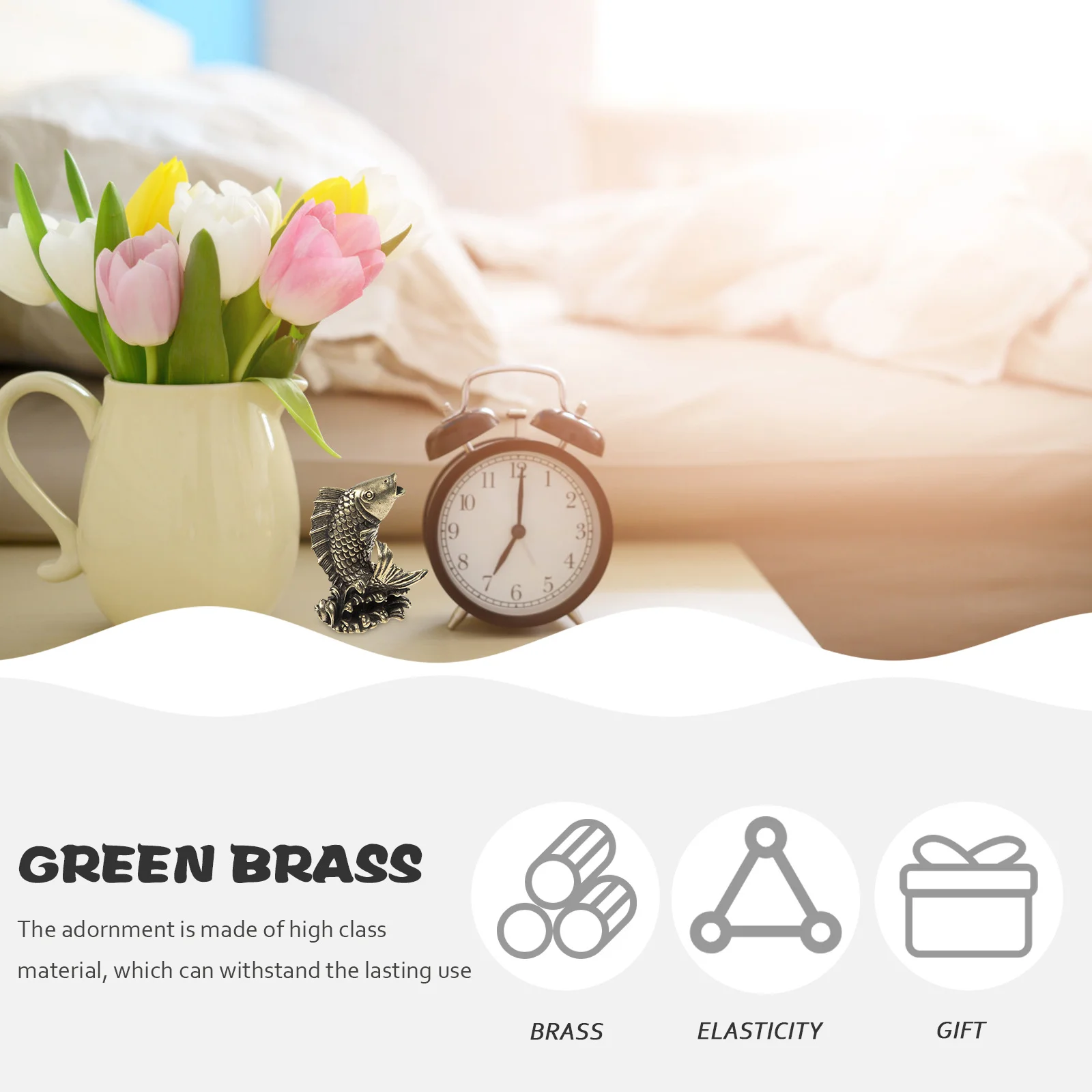 Golden Brass Carp Decor Exquisite Animal Statue Creative Desktop Ornament Stable Flat Bottom Design Brass Carp Statue
Golden Brass Carp Decor Exquisite Animal Statue Creative Desktop Ornament Stable Flat Bottom Design Brass Carp Statue