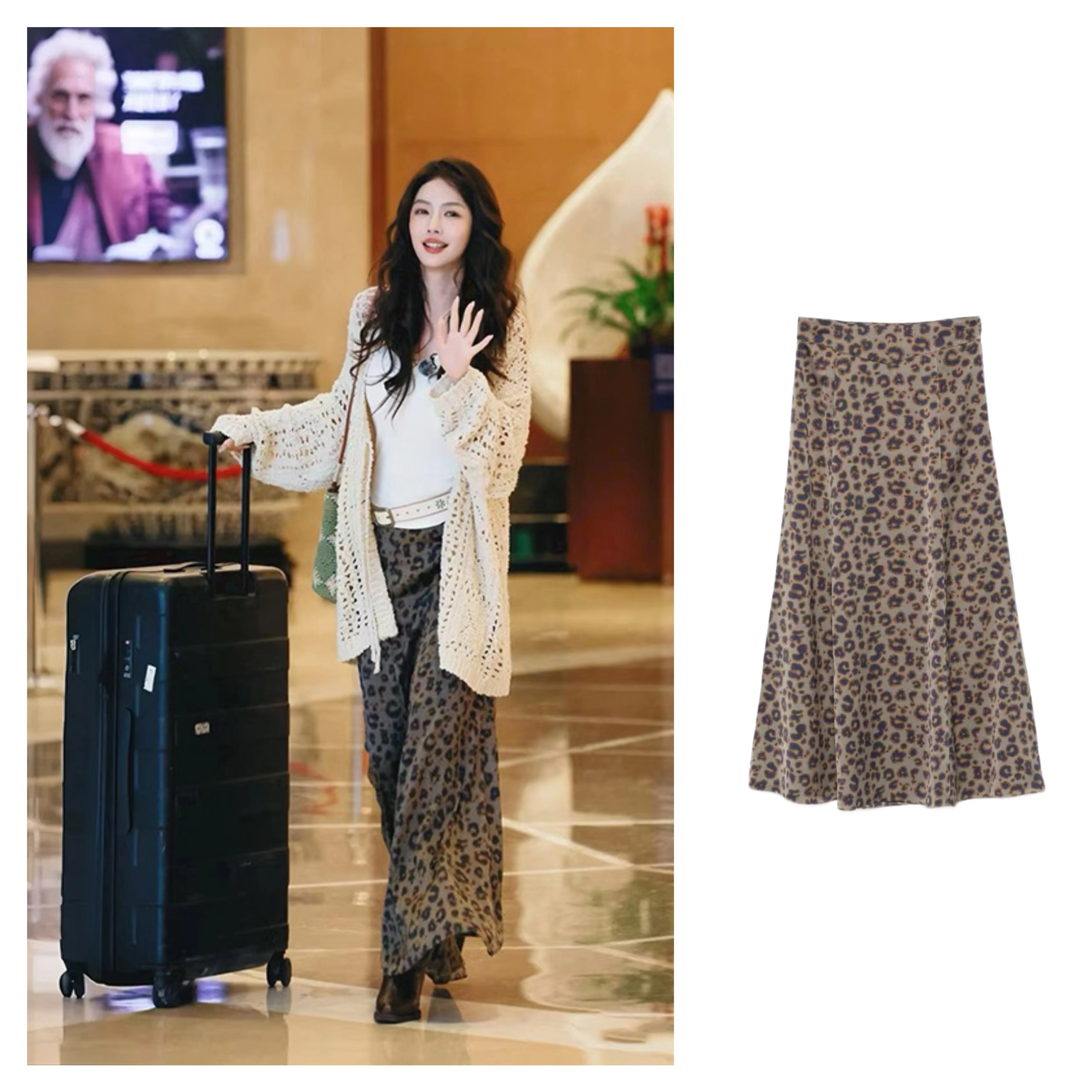 Fashionable Leopard Print Halter Neck Dress High Waist A-Line Skirt Polyester Fabric Travel Suitable Women's Skirt
Fashionable Leopard Print Halter Neck Dress High Waist A-Line Skirt Polyester Fabric Travel Suitable Women's Skirt