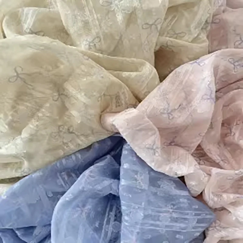 Lace Jacquard Bow Chiffon Fabric DIY Dress Clothes Tablecloth Sofa Home Decoration Handmade Accessories Fresh Ins Style
Lace Jacquard Bow Chiffon Fabric DIY Dress Clothes Tablecloth Sofa Home Decoration Handmade Accessories Fresh Ins Style