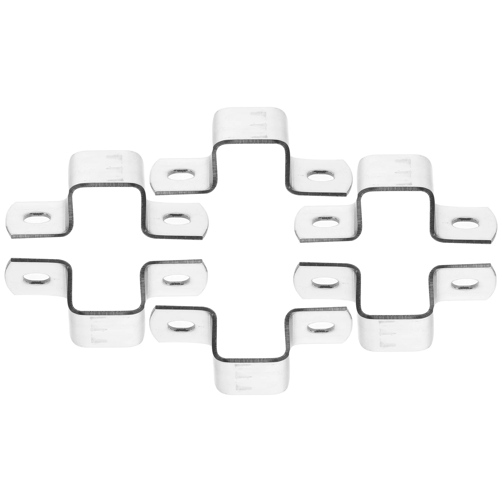 6pcs Stainless Steel Square Tube Clamps U Shaped Bracket Clips for Woodworking Fence Tools Installation Projects
6pcs Stainless Steel Square Tube Clamps U Shaped Bracket Clips for Woodworking Fence Tools Installation Projects