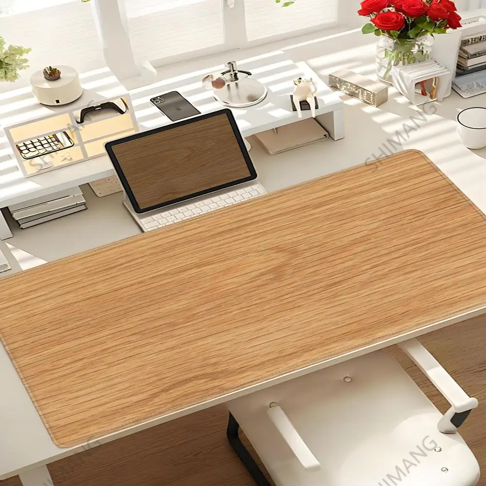 Wood Grain Large Mouse Pad with Non-slip Rubber Base, Stitched Edges, Computer Keyboard Desk Pad, Desk Decoration 120x60cm
Wood Grain Large Mouse Pad with Non-slip Rubber Base, Stitched Edges, Computer Keyboard Desk Pad, Desk Decoration 120x60cm