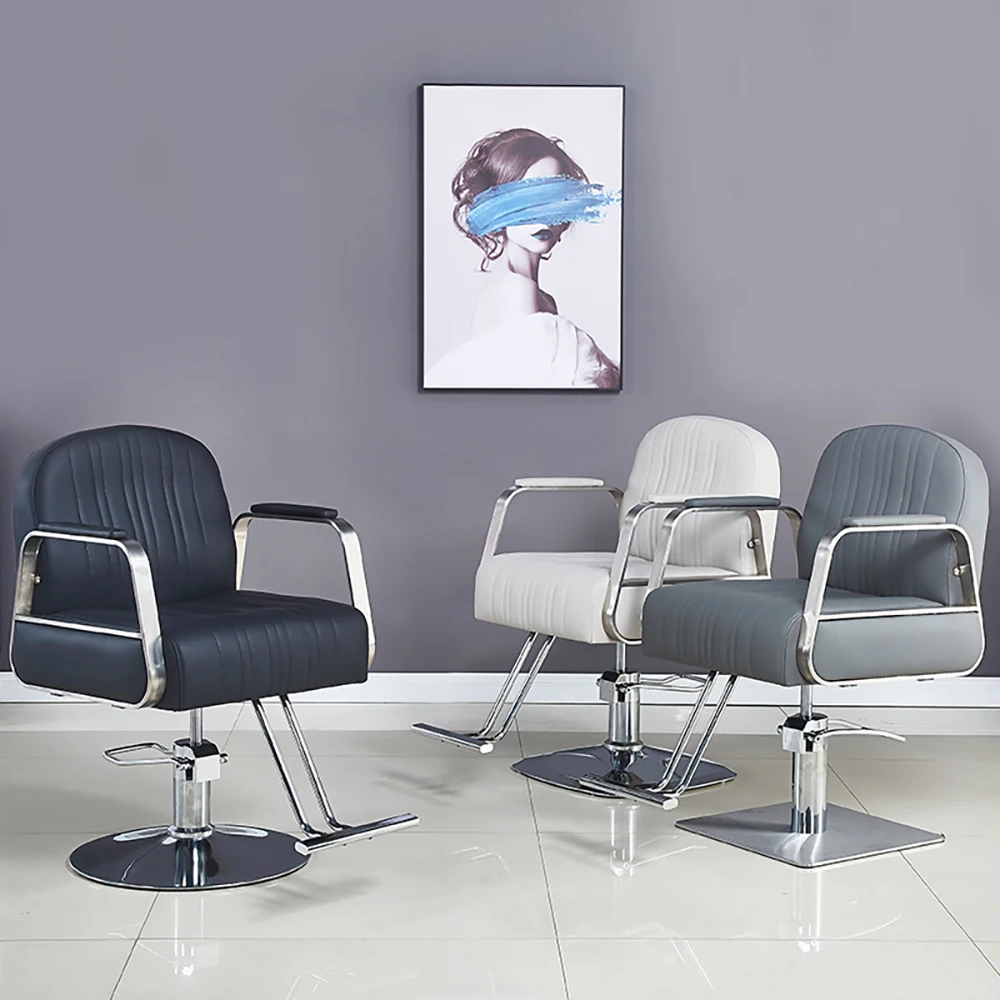 Aesthetic Modern Hairdresser Chair Nordic Luxury Ergonomic Fashion Hairdresser Chair Simple Salon Kapperstoel Hair Furniture
Aesthetic Modern Hairdresser Chair Nordic Luxury Ergonomic Fashion Hairdresser Chair Simple Salon Kapperstoel Hair Furniture