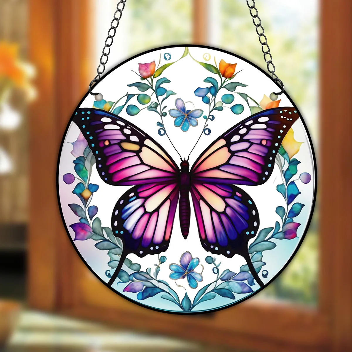 1PC Decorative Butterfly Acrylic Hanging Sign Wall Pediments Wall Plaque for Door Home Window Porch Decor
1PC Decorative Butterfly Acrylic Hanging Sign Wall Pediments Wall Plaque for Door Home Window Porch Decor
