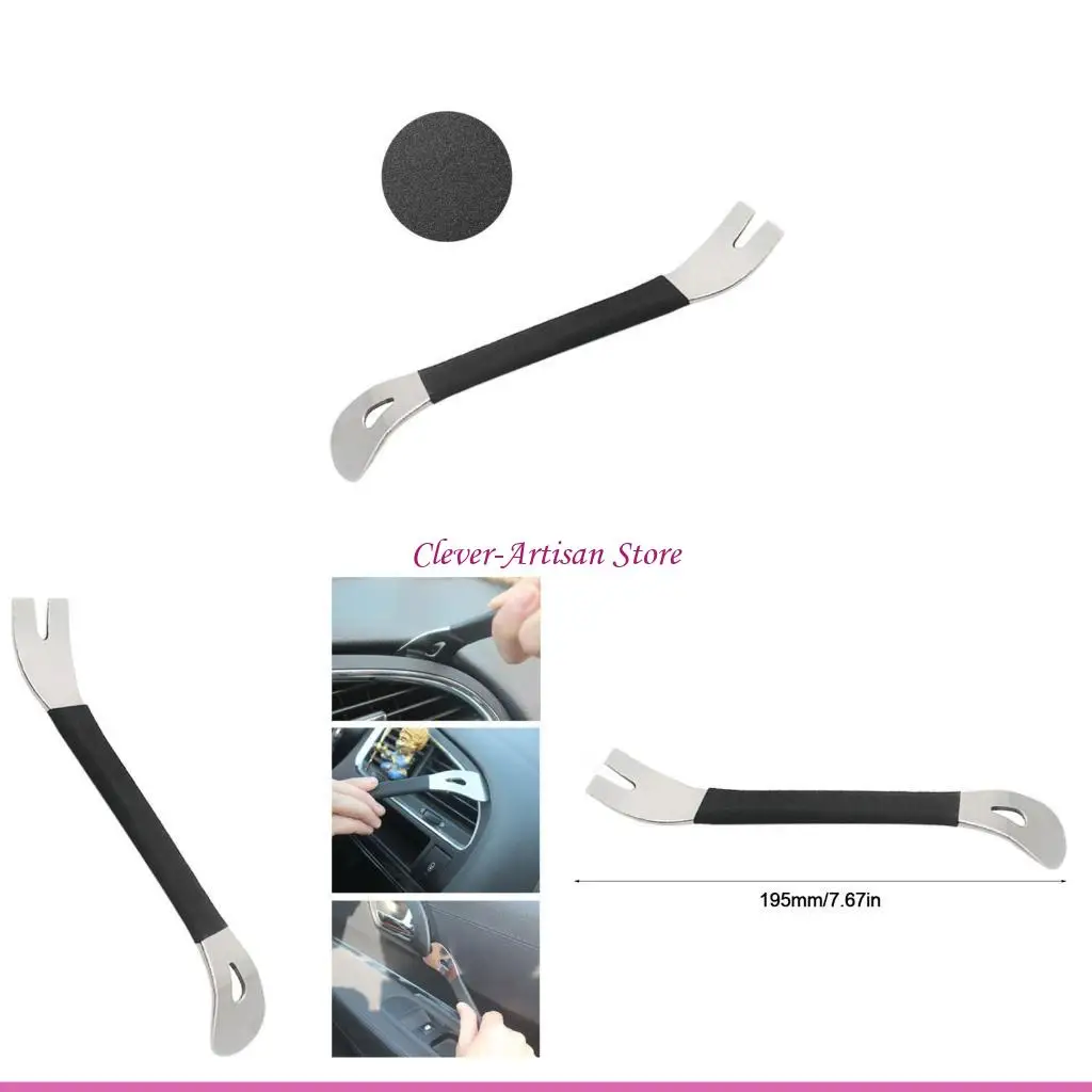 E06B Auto Trim Removal Metal for Crowbar Pry Tool for Automobile Stainless Steel Metal Navigation Central Control Remov
E06B Auto Trim Removal Metal for Crowbar Pry Tool for Automobile Stainless Steel Metal Navigation Central Control Remov