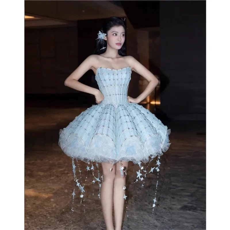 A new haute couture dress for coming-of-age birthday party
A new haute couture dress for coming-of-age birthday party