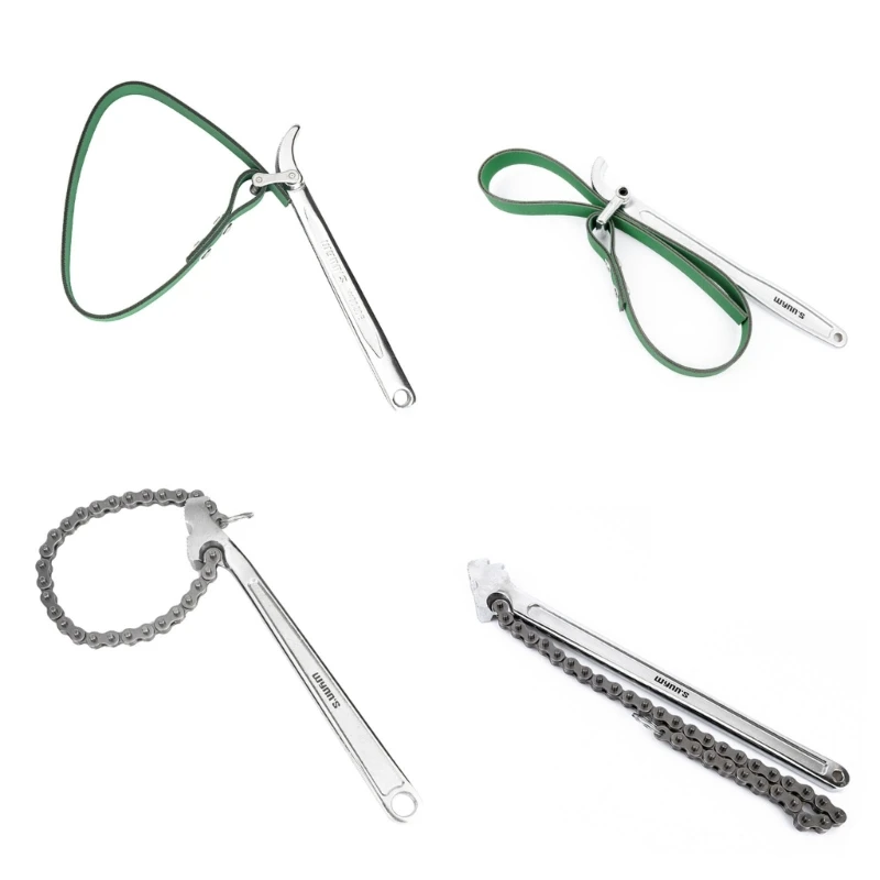 ipiip Adjustable Chain Belt Oil Filter Wrench Fine Tooth Jaw Pipe Fitter Spanner Tool
ipiip Adjustable Chain Belt Oil Filter Wrench Fine Tooth Jaw Pipe Fitter Spanner Tool
