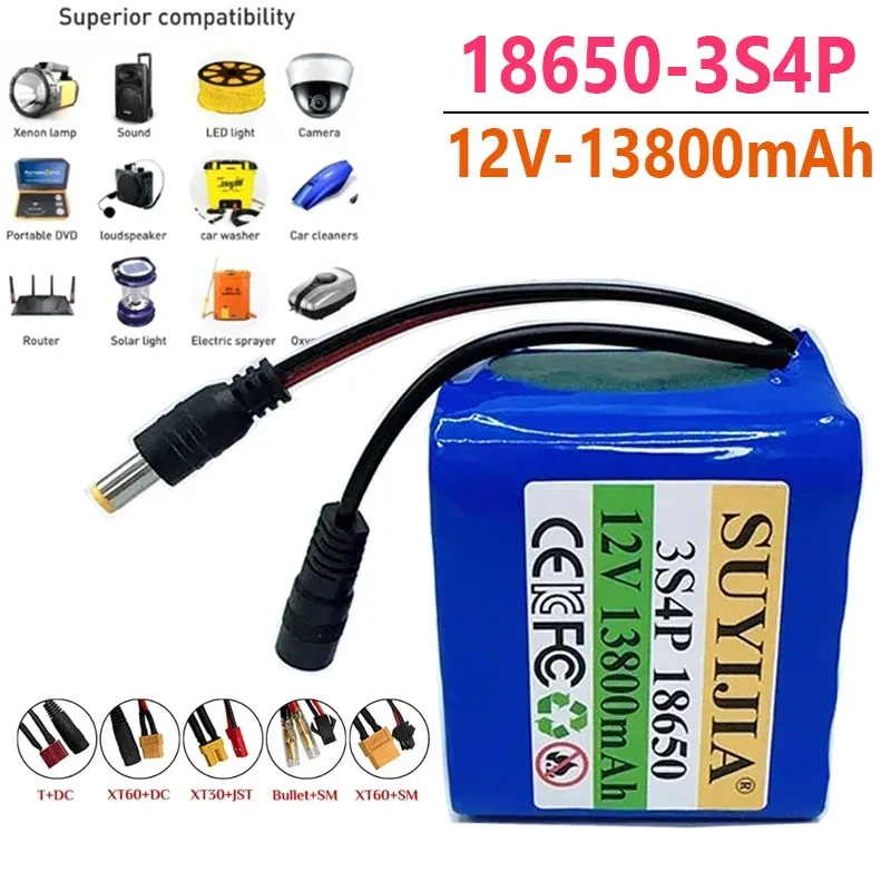 3S4P 12 В 13,8 Ач BMS 18650 Литиевая аккумуляторная батарея Широко используется: Инструменты Светодиодное освещение Дорожные знаки Корабль БПЛА Динамик и т. д.
3S4P 12 В 13,8 Ач BMS 18650 Литиевая аккумуляторная батарея Широко используется: Инструменты Светодиодное освещение Дорожные знаки Корабль БПЛА Динамик и т. д.