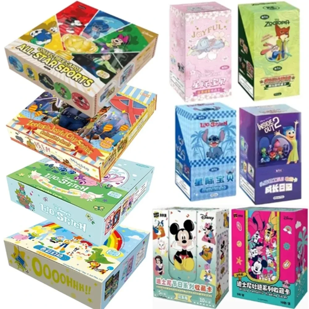 Genuine Disney Series Trading Cards for Children Mickey Friends Zootopia Stitch Bear Frozen Collection Card Kids Toy Gift
Genuine Disney Series Trading Cards for Children Mickey Friends Zootopia Stitch Bear Frozen Collection Card Kids Toy Gift