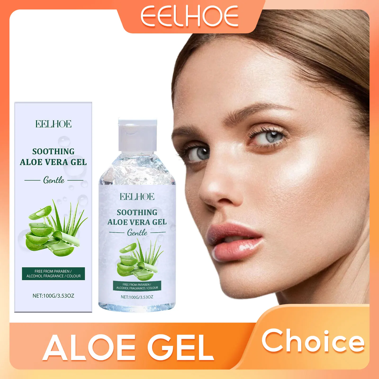 EELHOE Aloe Vera Gel Deep Hydration Rejuvenation Skin Care Products Moisturizing Skin Soothing Natural Organic Calming Gel 100g
EELHOE Aloe Vera Gel Deep Hydration Rejuvenation Skin Care Products Moisturizing Skin Soothing Natural Organic Calming Gel 100g