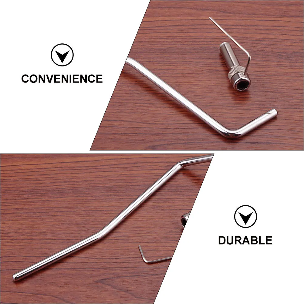 Double Tremolo Arm Silver Creative Electric Guitar Whammy Bar Replacement Part Durable Vibrato Arm For Electric Guitar Accessory
Double Tremolo Arm Silver Creative Electric Guitar Whammy Bar Replacement Part Durable Vibrato Arm For Electric Guitar Accessory