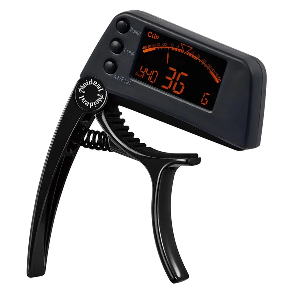 2 -In-1 Acoustic Guitar Tuner Clip on Digital Electronic Electric Accessories Bass Capo
2 -In-1 Acoustic Guitar Tuner Clip on Digital Electronic Electric Accessories Bass Capo