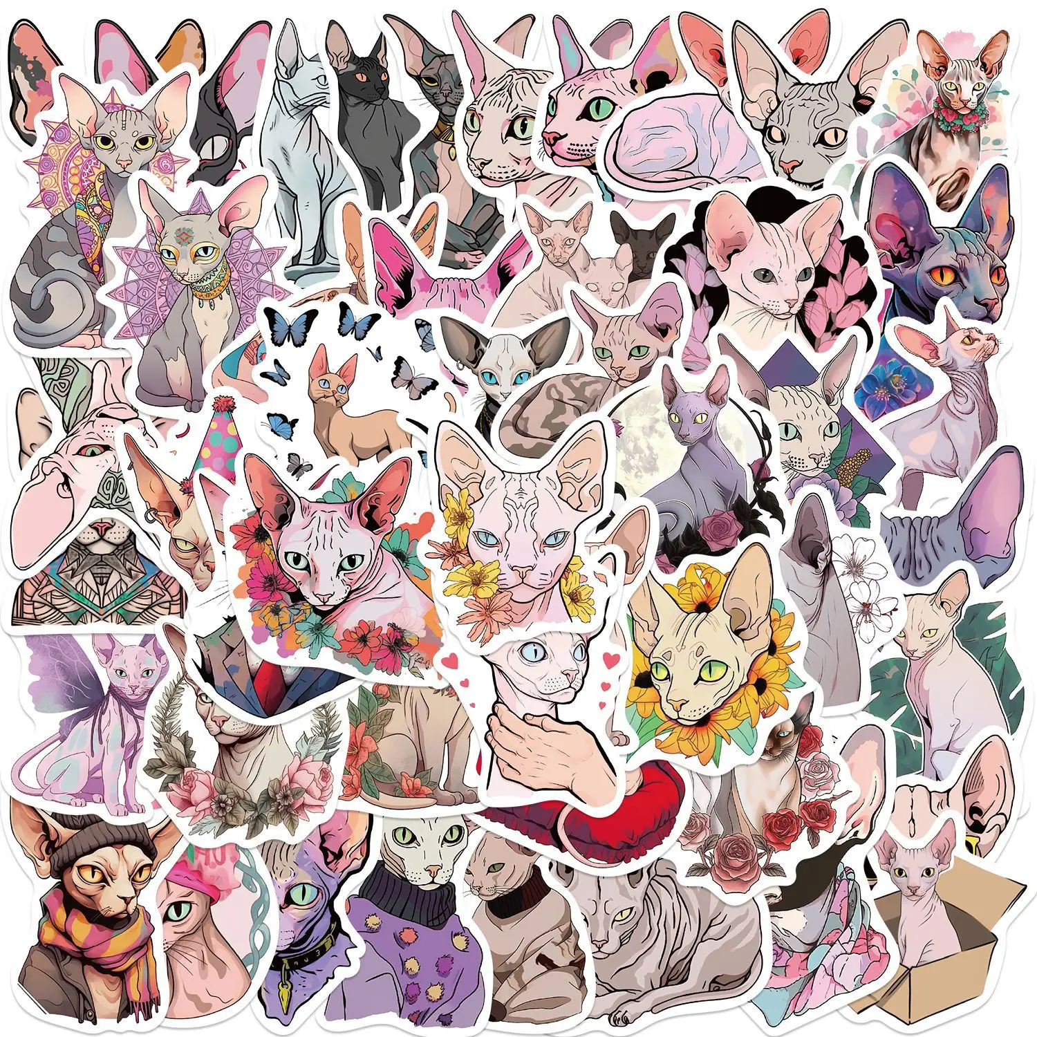 50Pcs A Cartoon Sphinx Cat Series Stickers Suitcase Phone Case Water Bottle Waterproof Decoration Diy Sticker Packs
50Pcs A Cartoon Sphinx Cat Series Stickers Suitcase Phone Case Water Bottle Waterproof Decoration Diy Sticker Packs