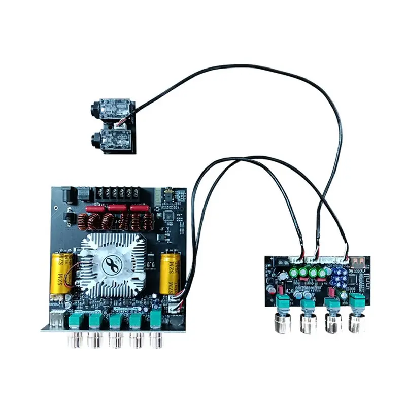 BNVN-Anti-Whistle Karaoke Reverb Board DC8-36V AMP Upgrade Professional Microphone Preamplifier DSP Mixing Module HT21 Included