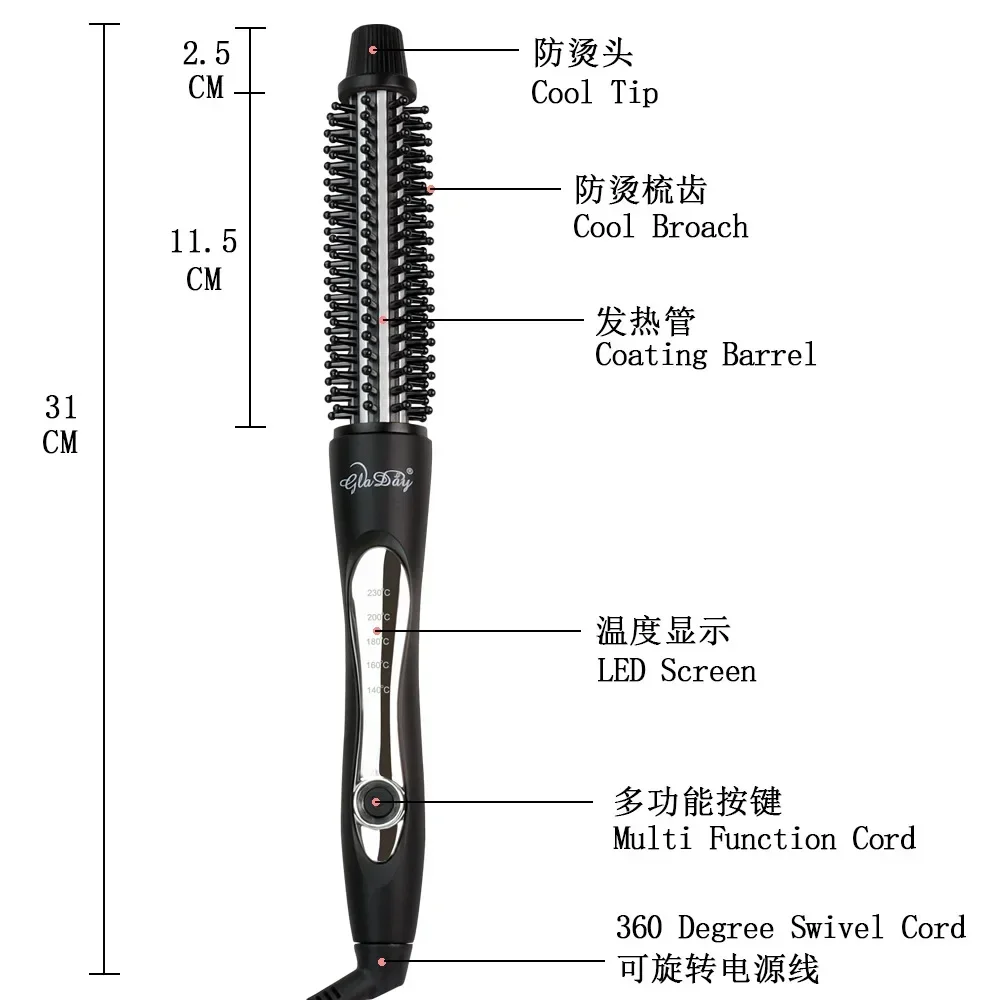 High quality Curling Iron Short Hair Fluffy Electric Curling Comb Household Men's Styling Perm Artifact Hair Care
High quality Curling Iron Short Hair Fluffy Electric Curling Comb Household Men's Styling Perm Artifact Hair Care
