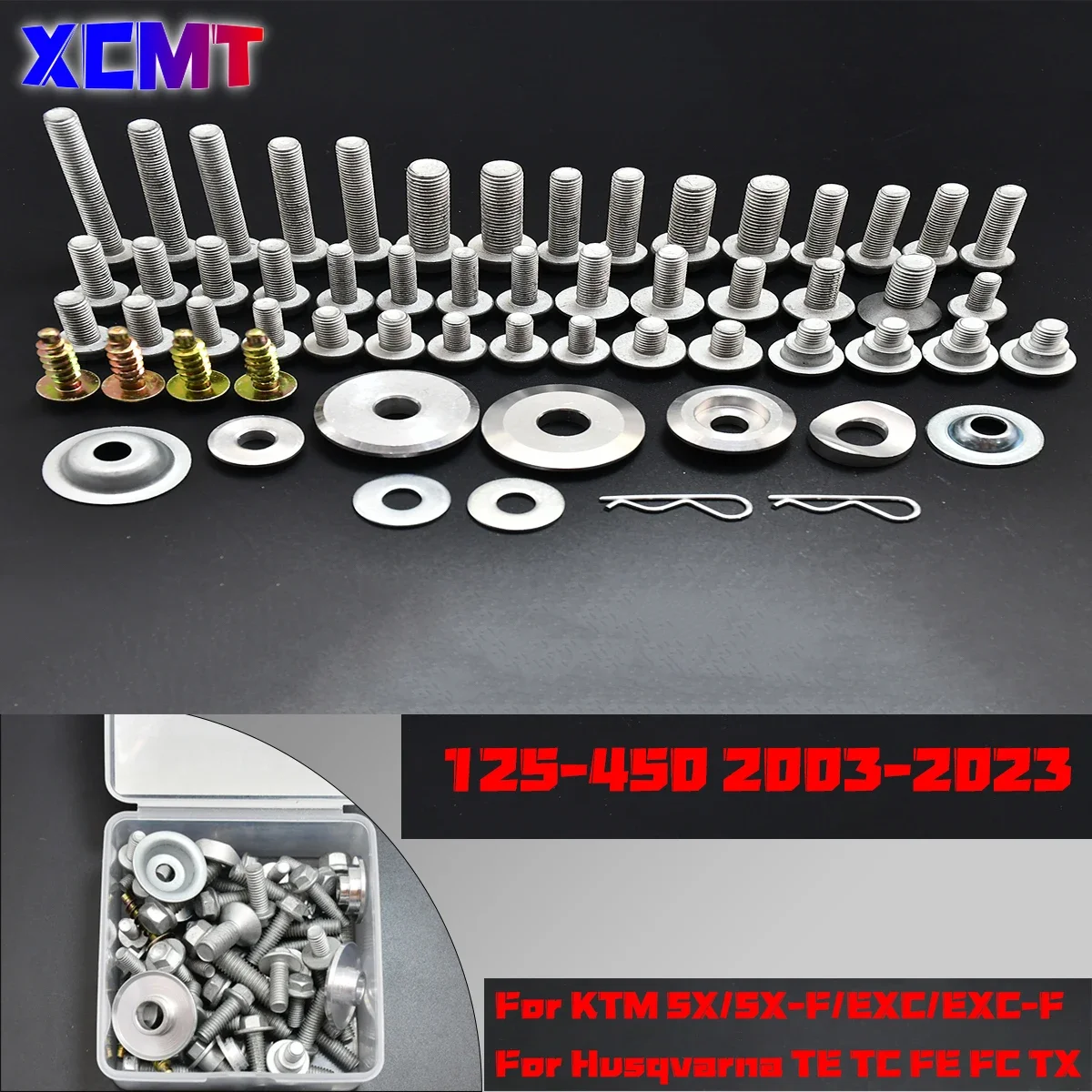 MotorcyclesFairing baffle screw kit For KTM EXC EXC-F SX SX-F XC XCW 125 150 200 250 300 350 450 500 530 2003-2023
MotorcyclesFairing baffle screw kit For KTM EXC EXC-F SX SX-F XC XCW 125 150 200 250 300 350 450 500 530 2003-2023