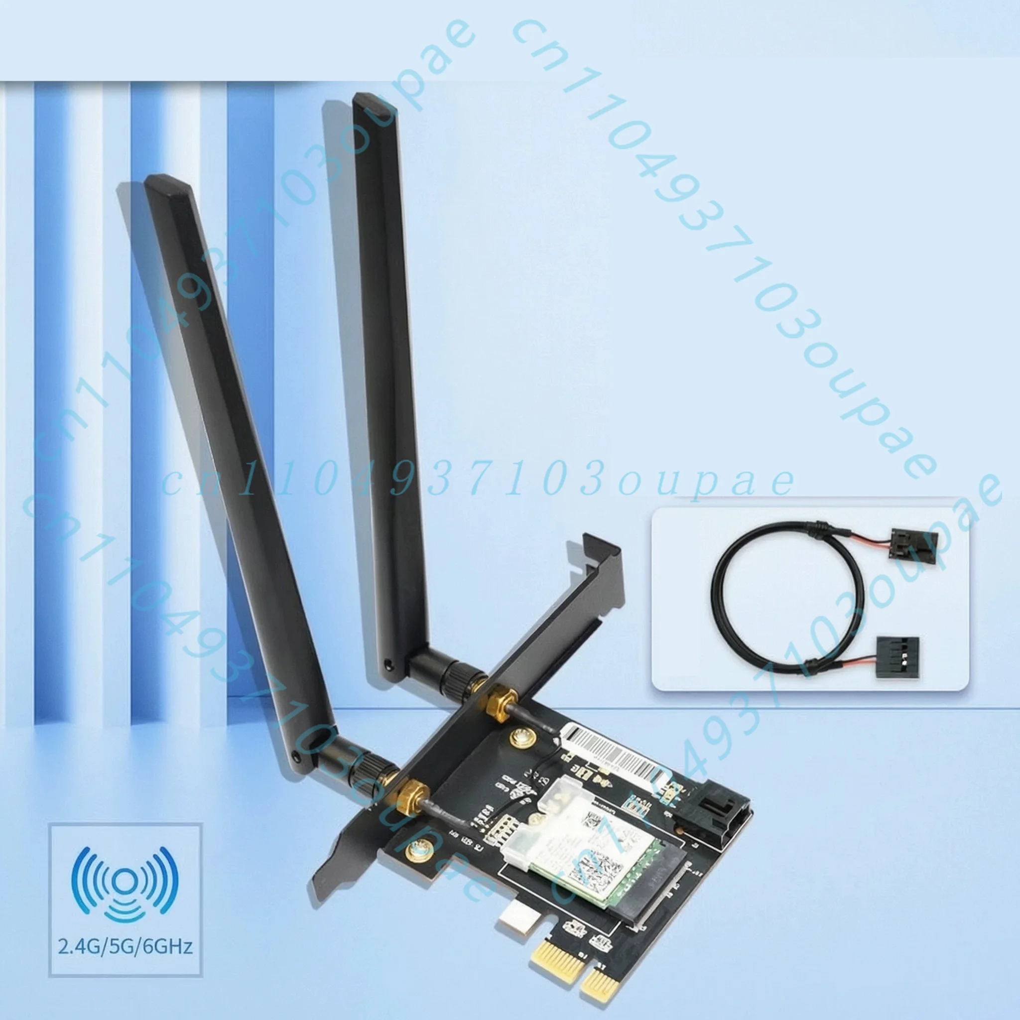 AX210 for 8DB Antenna 5374M 008 Version/Win10-11 Desktop WiFi6E Gigabit Bluetooth 5.4
AX210 for 8DB Antenna 5374M 008 Version/Win10-11 Desktop WiFi6E Gigabit Bluetooth 5.4