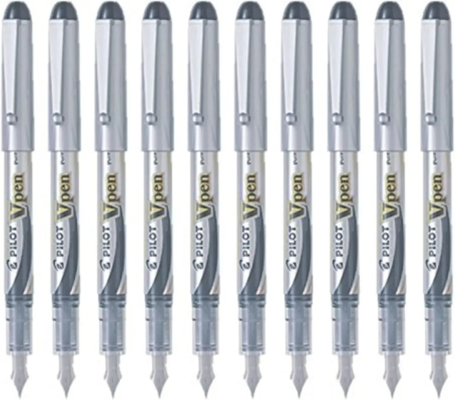 Disposable Fountain Pen Set, Fine Point, Black Ink, Smooth Writing, 10-Pack
Disposable Fountain Pen Set, Fine Point, Black Ink, Smooth Writing, 10-Pack
