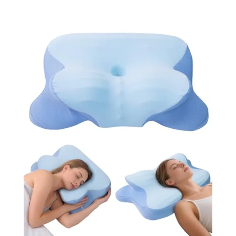 Cervical Neck Pillow for Sleeping Ergonomic Contour Memory Foam Pillow for Neck Pain Relief Neck Pillow for Back Side Sleeper P
Cervical Neck Pillow for Sleeping Ergonomic Contour Memory Foam Pillow for Neck Pain Relief Neck Pillow for Back Side Sleeper P