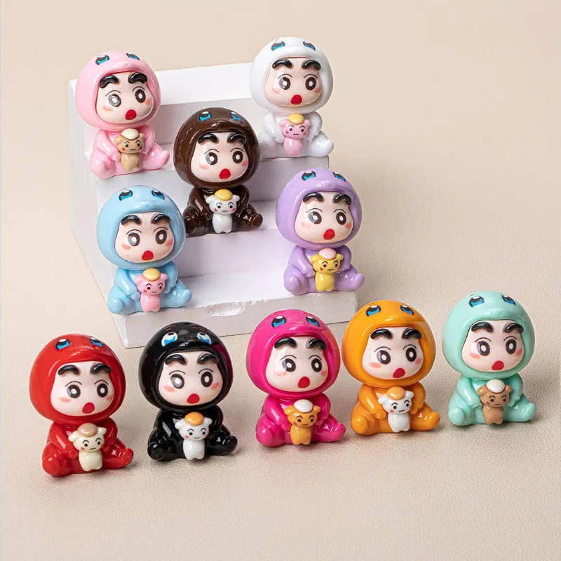 Cute Mini Cross-dressing Crayon Shin-chan Doll Macaron Anime Figurine Model Desktop Ornaments Diy Accessories Surprise Gifts
Cute Mini Cross-dressing Crayon Shin-chan Doll Macaron Anime Figurine Model Desktop Ornaments Diy Accessories Surprise Gifts