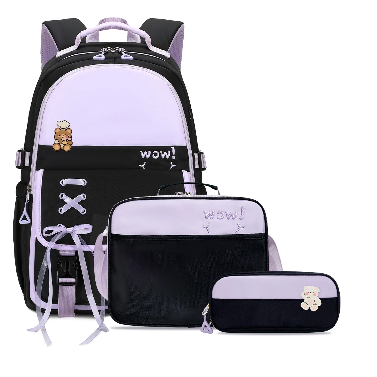 3in1 Girls School Backpack School Bags Teenage Laptop Backpack Casual Travel Backpack Book Bag Children Schoolbag Waterproof
3in1 Girls School Backpack School Bags Teenage Laptop Backpack Casual Travel Backpack Book Bag Children Schoolbag Waterproof