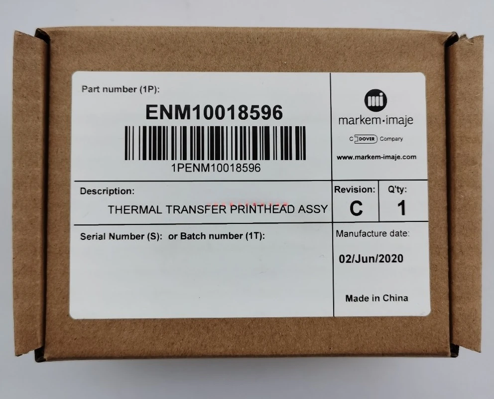 Original High-quality Markem Imaje Printer Head Model S8018, with CIJ ENM10018596.
Original High-quality Markem Imaje Printer Head Model S8018, with CIJ ENM10018596.