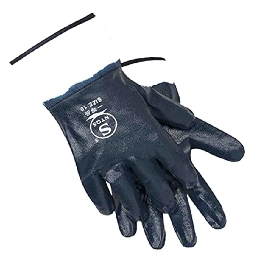 12 Pair Nitrile Safety Work Gloves - Heavy Duty Oil and Chemical Resistant n-Slip Reusable Gloves for Industrial Acid And Alkal
12 Pair Nitrile Safety Work Gloves - Heavy Duty Oil and Chemical Resistant n-Slip Reusable Gloves for Industrial Acid And Alkal