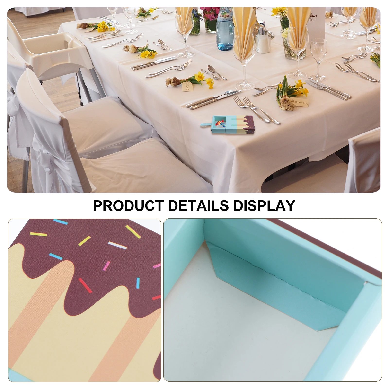 20 Pcs Popsicle Gift Boxes Candy Box Party Favor Boxes Chocolate Candy Box Drawer Design Kids Gifts Sugar Containers
20 Pcs Popsicle Gift Boxes Candy Box Party Favor Boxes Chocolate Candy Box Drawer Design Kids Gifts Sugar Containers