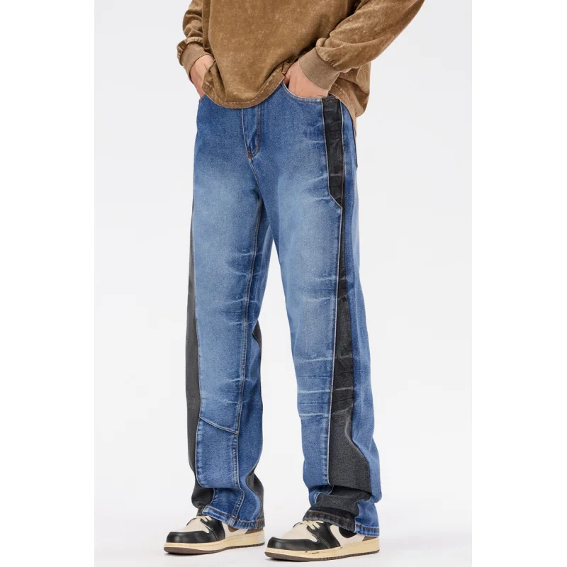 High Quality Brand Streetwear Ttide Jeans for Men, Color Collision Casual Jeans
High Quality Brand Streetwear Ttide Jeans for Men, Color Collision Casual Jeans