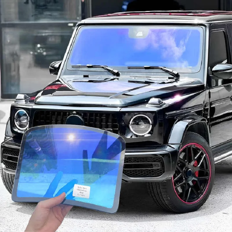 ML6099 Width50cm*3/4/5/6m Car Window Film Chameleon Blue Glass Tinting UV Protector Solar Foils Heat Control Sun Block Stickers
ML6099 Width50cm*3/4/5/6m Car Window Film Chameleon Blue Glass Tinting UV Protector Solar Foils Heat Control Sun Block Stickers