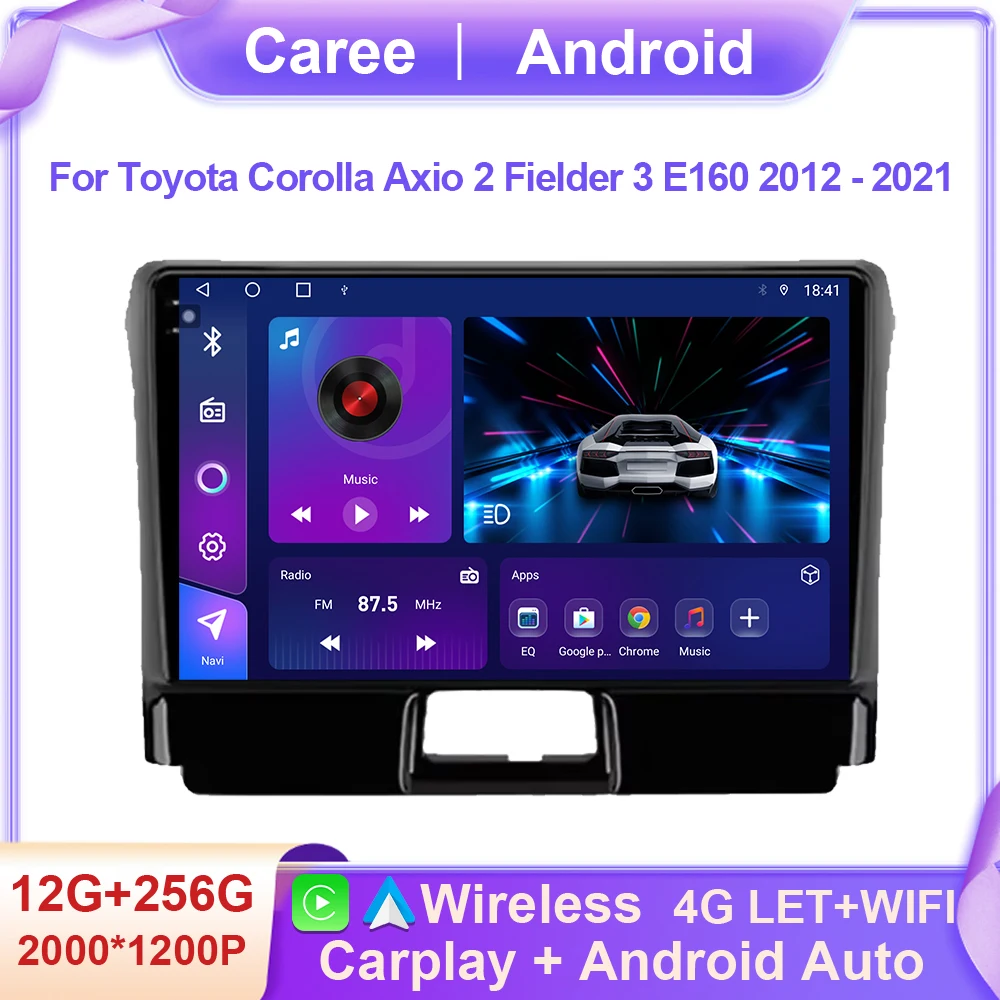 Android Car For Toyota Corolla Axio 2 Fielder 3 E160 2012 - 2021 Car Stereo Multimedia Player Navigation GPS Wireless Carplay 4G
Android Car For Toyota Corolla Axio 2 Fielder 3 E160 2012 - 2021 Car Stereo Multimedia Player Navigation GPS Wireless Carplay 4G