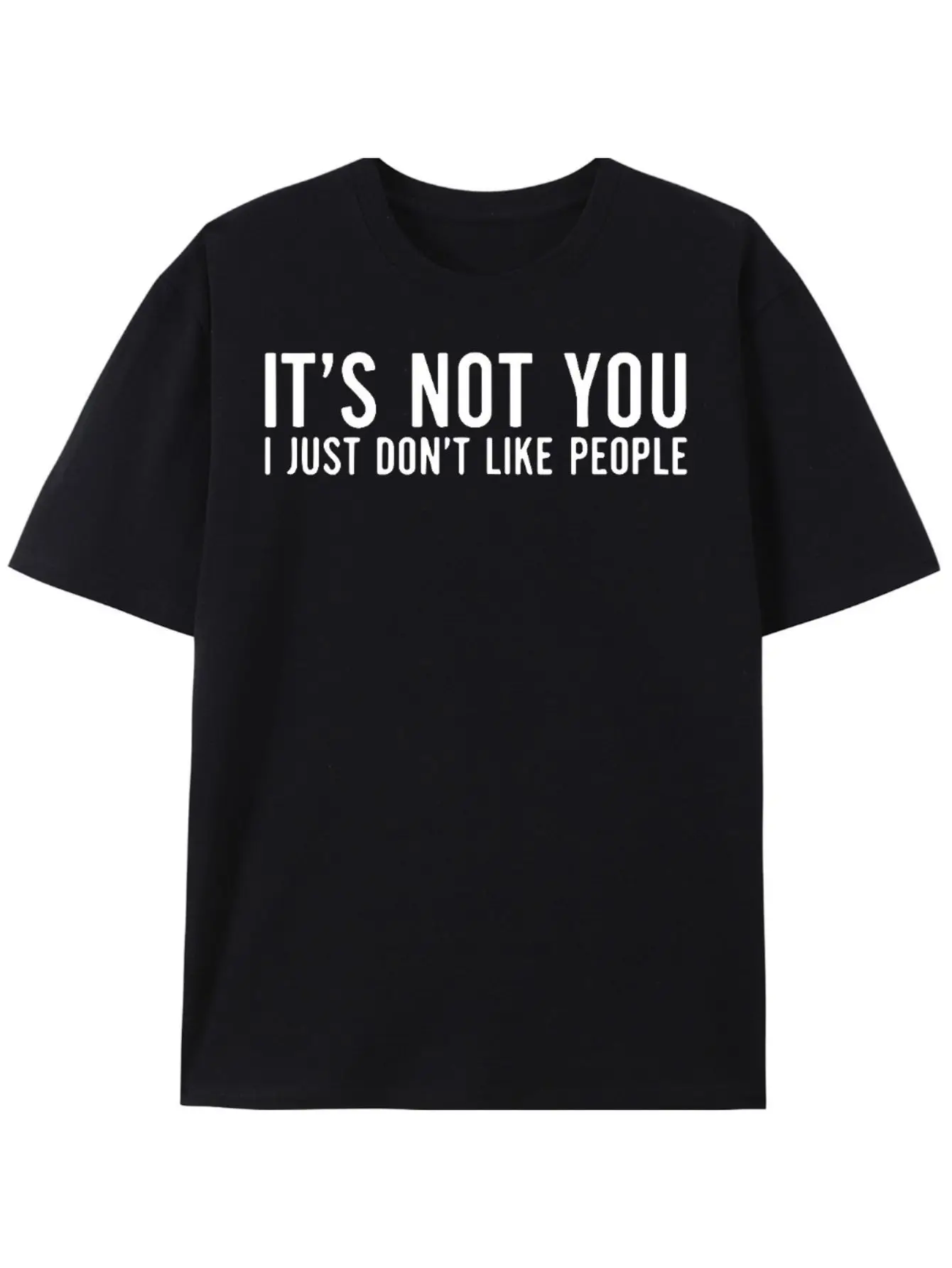 Футболка с забавным рисунком IT's NOT YOU I JUST NO LIKE PEOPLE, 100% хлопок, вес ткани 180 г, можно стирать в машине, повседневная футболка унисекс
Футболка с забавным рисунком IT's NOT YOU I JUST NO LIKE PEOPLE, 100% хлопок, вес ткани 180 г, можно стирать в машине, повседневная футболка унисекс