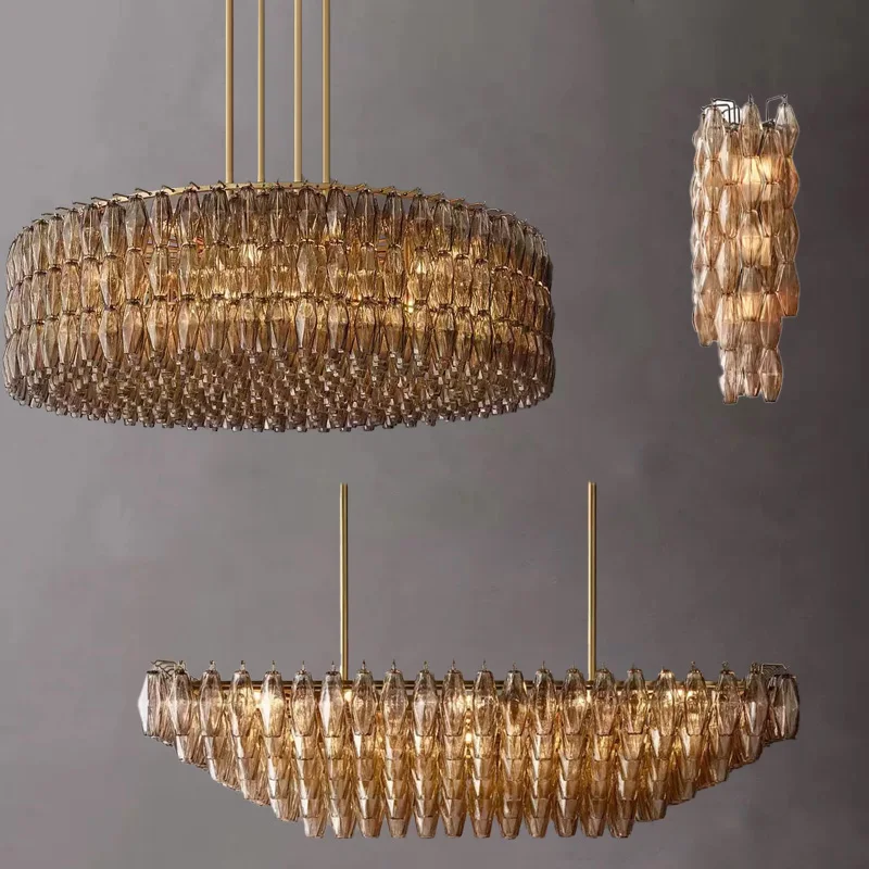 Modern Living Room Clear Glass Chandelier for Dining Room Ceiling Lighting Dimmable, Stainless Steel Lustre
Modern Living Room Clear Glass Chandelier for Dining Room Ceiling Lighting Dimmable, Stainless Steel Lustre
