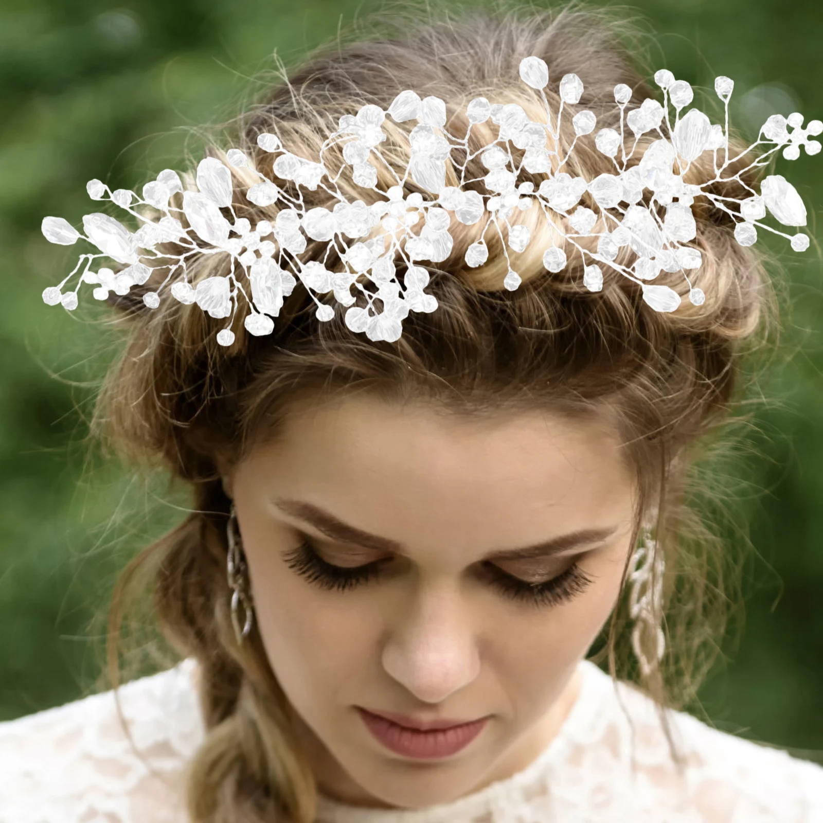 Crystal Hair Headb Bridal Headpiece Elastic Hair Accessories For Women Hairb s Women Girls Wedding Prom Anniversary Party
Crystal Hair Headb Bridal Headpiece Elastic Hair Accessories For Women Hairb s Women Girls Wedding Prom Anniversary Party