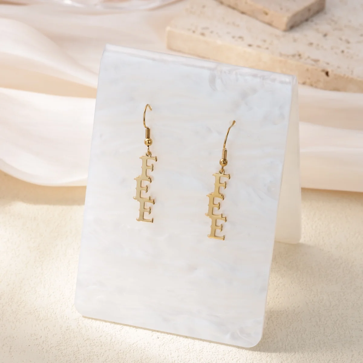 Personalized Letter Earrings For Women Punk Hip-hop Gold Color Simple Custom Name Stud Earring Stainless Steel Jewelry
Personalized Letter Earrings For Women Punk Hip-hop Gold Color Simple Custom Name Stud Earring Stainless Steel Jewelry