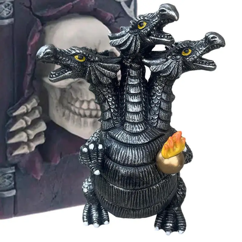 Three Headed Dragon Three Headed Ancient Dragon Hatchling Collectible Figurine Ancient Three Headed Dragon Figurine Figures
Three Headed Dragon Three Headed Ancient Dragon Hatchling Collectible Figurine Ancient Three Headed Dragon Figurine Figures